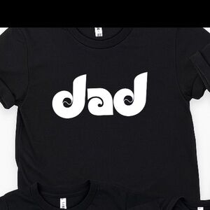 Black 'Dad' T-Shirt